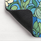 Kühne Blüten und blauer Himmel Mousepad (Ecke)