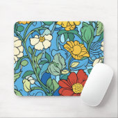 Kühne Blüten und blauer Himmel Mousepad (Mit Mouse)
