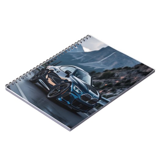 Kühne BMW Dream Car Design - Sleek Luxus für Auto Notizblock (Linke Seite)