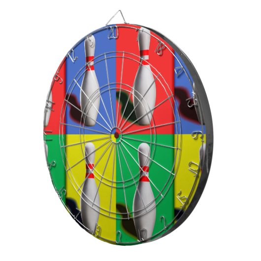 kühne Bowling-Buttone Dartscheibe (Vorderseite rechts)