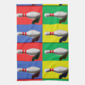 kühne Bowling-Buttone Geschirrtuch (Vertikal)