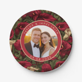 kühne Calle Lilies Teller für eine einfache Hochze