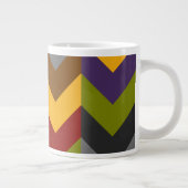 Kühne Chevrons Custom Jumbo Tasse (Rechts)