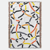 Kühne, coole, trendige, spielerische, urbane, mode decke (Vorderseite Vertikal)