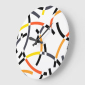 Kühne, coole, trendige, spielerische, urbane, mode große wanduhr (Winkel)