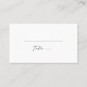 Kühne Country Sunflower | Dunkelgrüne Hochzeit Platzkarte (Vorderseite)