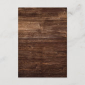 Kühne Country Sunflower | Holzdetails Begleitkarte (Rückseite)