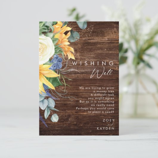 Kühne Country Sunflower | Wohn- und Forstgut Begleitkarte (Stehend Vorderseite)