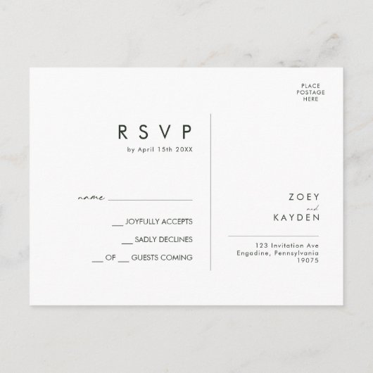 Kühne Country Sunflower | Wood Wedding RSVP Postkarte (Rückseite)