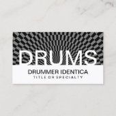 kühne DRUMS-Karos Visitenkarte (Vorderseite)