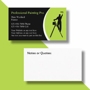Kühne einfache Maler-Visitenkarten Visitenkarte