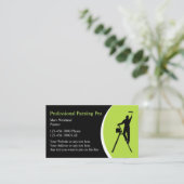 Kühne einfache Maler-Visitenkarten Visitenkarte (Stehend Vorderseite)