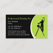 Kühne einfache Maler-Visitenkarten Visitenkarte (Vorderseite)