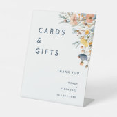 kühne elegante Blumenkarten und Geschenke Sockelschild (Vorderseite)