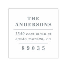 Kühne, elegante Minimalistische Rücksendeadresse