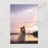 kühne farbenfrohe Abstrakte Maximalistische Hochze Dankeskarte (Rückseite)