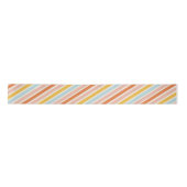 kühne, farbenfrohe Candy Stripes Weihnachten Satinband (Vorderseite)