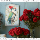 Kühne farbenfrohe Fantasie Bird Parrot J8R Decoupa Seidenpapier