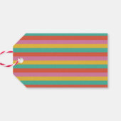 kühne farbenfrohe Weihnachten Geschenkanhänger (Rückseite Horizontal)