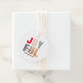 kühne farbenfrohe Weihnachtskalpe Geschenkanhänger (Beispiel)