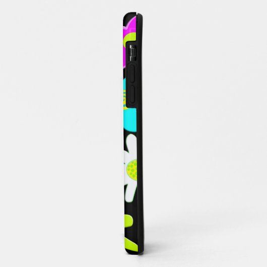 kühne farbige Blume Case-Mate iPhone Hülle (Hinten/Links)