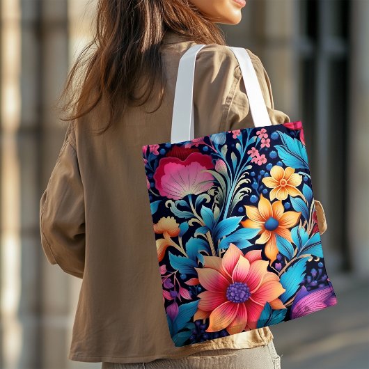 kühne farbige Blume Tasche