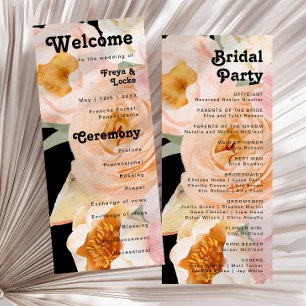 kühne, farbige Blüte   Black Wedding Program Programm