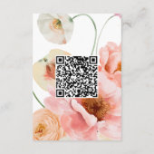 kühne, farbige Blüte | Details QR Code Begleitkarte (Rückseite)