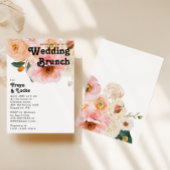 kühne, farbige Blüte | Einladung zur Hochzeitsfeie