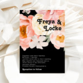 kühne, farbige Blüte | Einladung zur Schwarzen Hoc