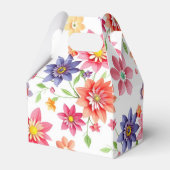 kühne, farbige Blüte Geschenkschachtel (Rückseite)