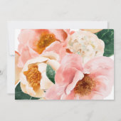 kühne, farbige Blüte | Horizontales Foto Save The Date (Rückseite)