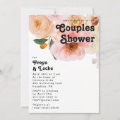 kühne, farbige Blüte | Paardusche Einladung (Vorderseite)