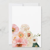 kühne, farbige Blüte | Paardusche Einladung (Rückseite)