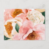 kühne, farbige Blüte | Tabelle Danke Karte (Rückseite)