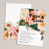 kühne, farbige Blüte | Traditionelle Hochzeit