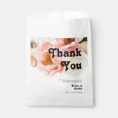 kühne, farbige Blüte | Vielen Dank Geschenktütchen (Vorderseite)