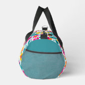 Kühne florale Malerei Duffle Bag (Rechts)