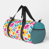 Kühne florale Malerei Duffle Bag (Rechte Ecke)