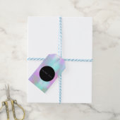 Kühne flüssige Tinte Marmor Rosa Farbton Vielen Da Geschenkanhänger (Mit Garn)