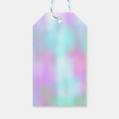 Kühne flüssige Tinte Marmor Rosa Farbton Vielen Da Geschenkanhänger (Rückseite)