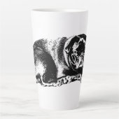 Kühne Form, gemütliche Reflexionen Milchtasse (Vorderseite)