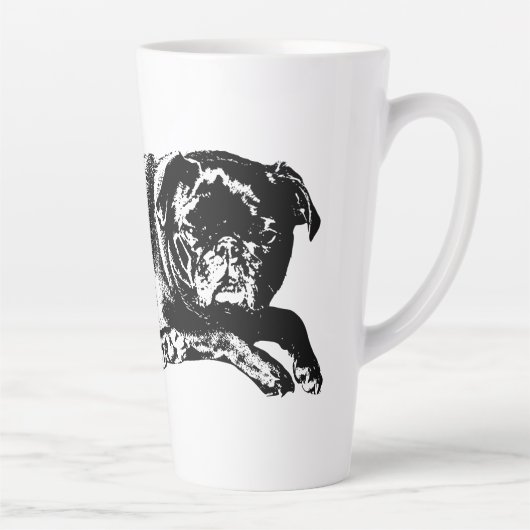 Kühne Form, gemütliche Reflexionen Milchtasse (Rechts)
