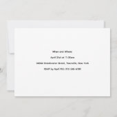 kühne Foto 40. Geburtstag Einladung (Rückseite)