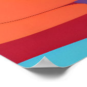 Kühne Frau Lebendige Spirale der Emotionen Poster (Ecke)