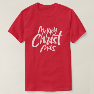 kühne frohe Christliche Weihnachtsbriefe Religiös T-Shirt