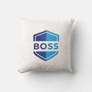 kühne Führungsrolle Emblem Boss Kissen