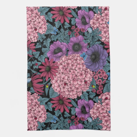 Kühne Gartenfloralen Geschirrtuch (Vertikal)