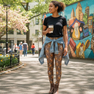 Kühne gebrüht - Kaffeecup Muster Leggings