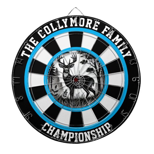 Kühne gezackte Hirschwall Art Dartscheibe (vorne)